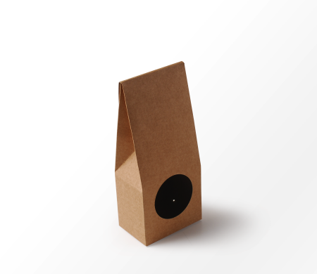 Box with window for food