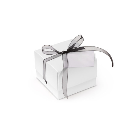 Pretty Gift Box with Lid and Decorative Bow