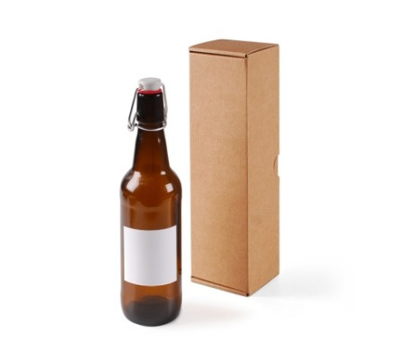 Beer Bottle, To Package Beer with a Box and Label