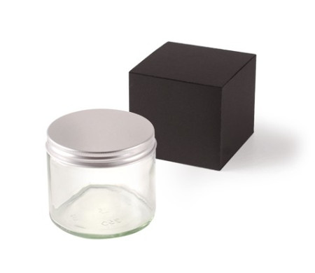 Glass Bottle for scented Creams or Candles