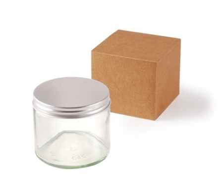 Glass Bottle for scented Creams or Candles