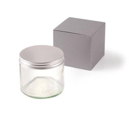 Glass Bottle for scented Creams or Candles