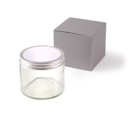 Glass Bottle for scented Creams or Candles