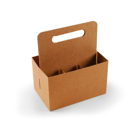 Beer box with a handle