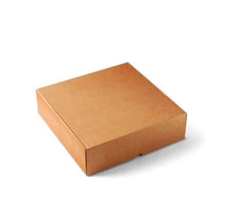 Flat box with beer holder
