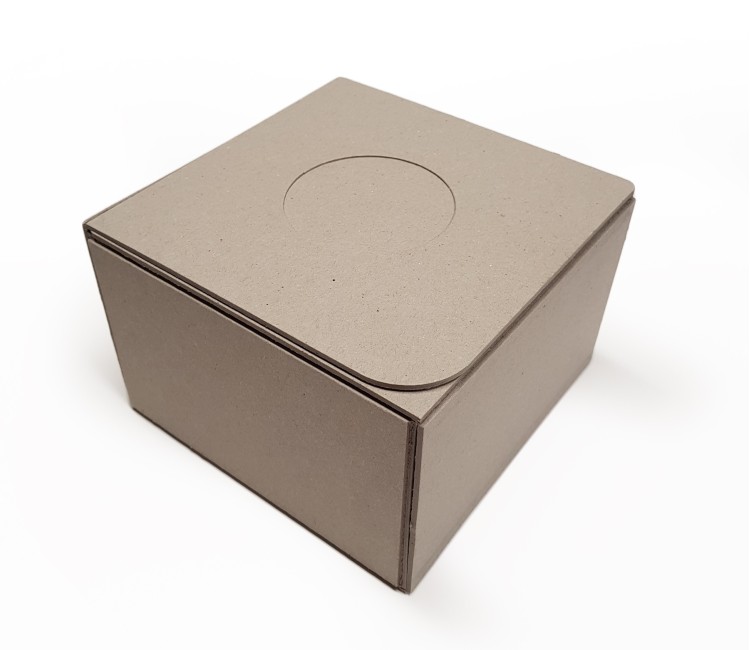 100% recycled self-assembly cardboard box 100% recycled self-assembly cardboard box