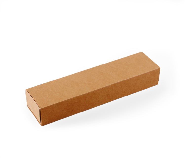 Long cardboard box for sushi with a sleeve. Long cardboard box for sushi with a sleeve.