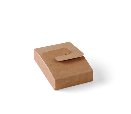 Self-assembling soap bar box