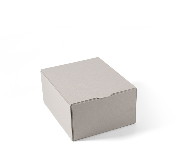 Self-assembly rectangular box made of rigid ecological cardboard Self-assembly rectangular box made of rigid ecological cardboard