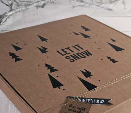 Christmas wall sticker "Let it snow"
