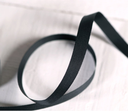 Black grosgrain ribbon