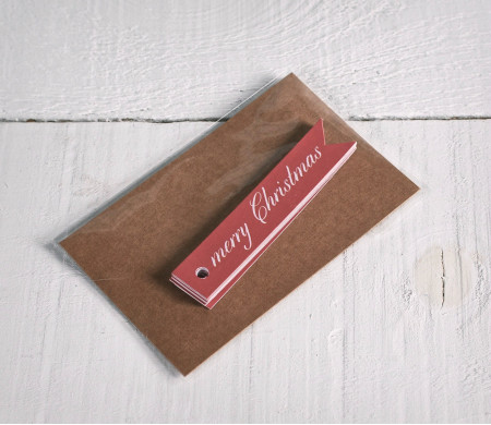 Kit of flag tags Merry Christmas