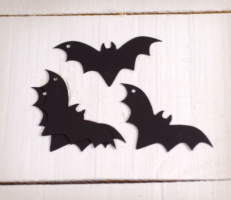 Cardboard Bats, Decorate for Halloween!