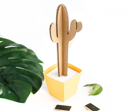 Tall Cardboard Cactus. In Several Colours!