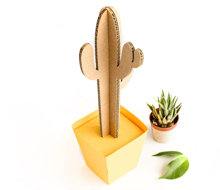 Tall Cardboard Cactus. In Several Colours!