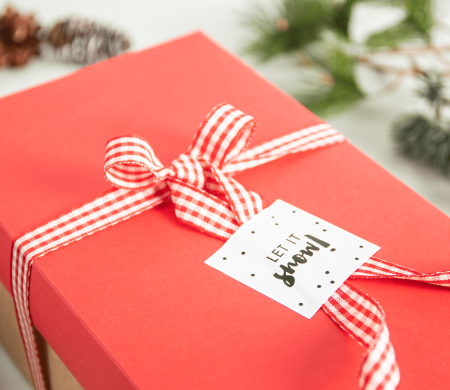 Christmas sticker and label kit