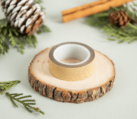 Glitter washi tape roll