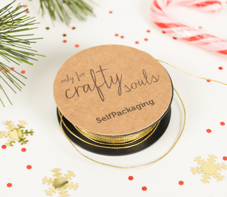 Gold cord for gifts