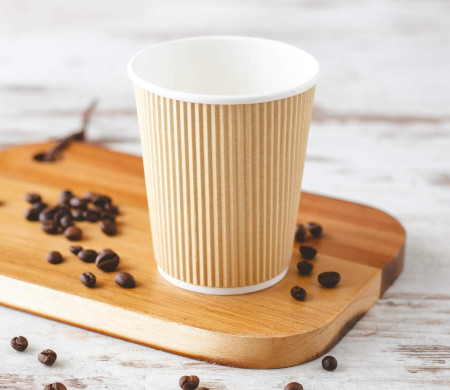 Kraft card cup 8oz
