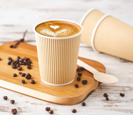 Kraft card cup 8oz