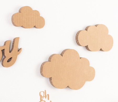 Decorative Cardboard Clouds, 3-Piece Kit!