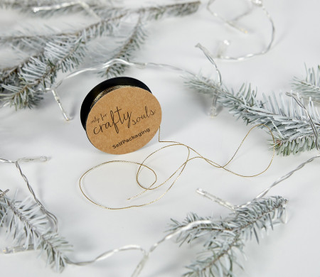 Gold cord for gifts