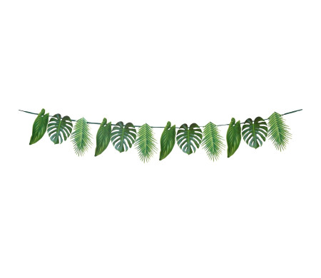 Garland with tropical pattern
