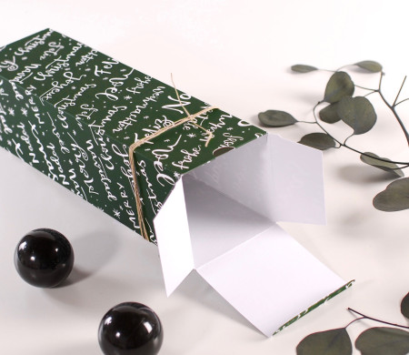 Christmas individual wine box