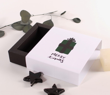 Christmas themed chocolates box 