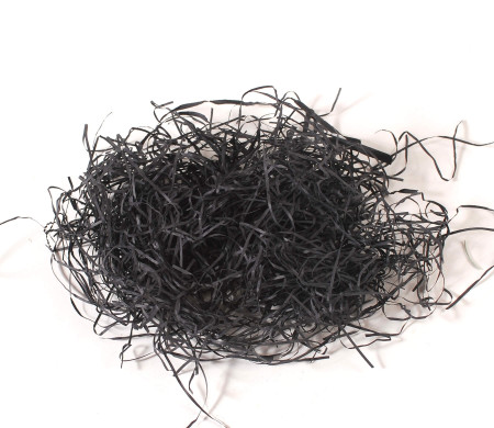 Paper shavings for cardboard boxes