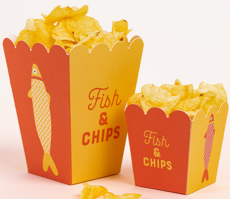 Potato chip box Potato chip box