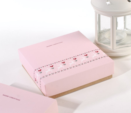 Square Christmas gift box