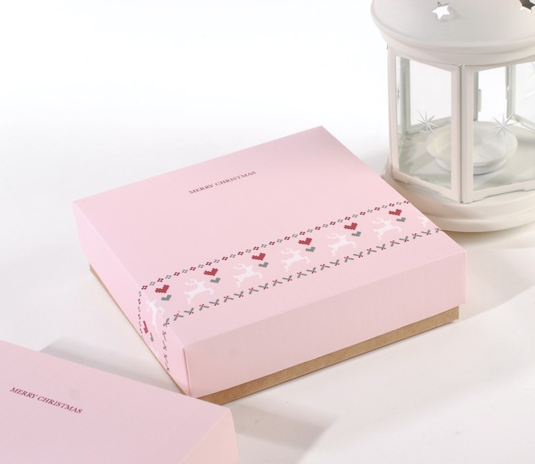 Square Christmas gift box Square Christmas gift box