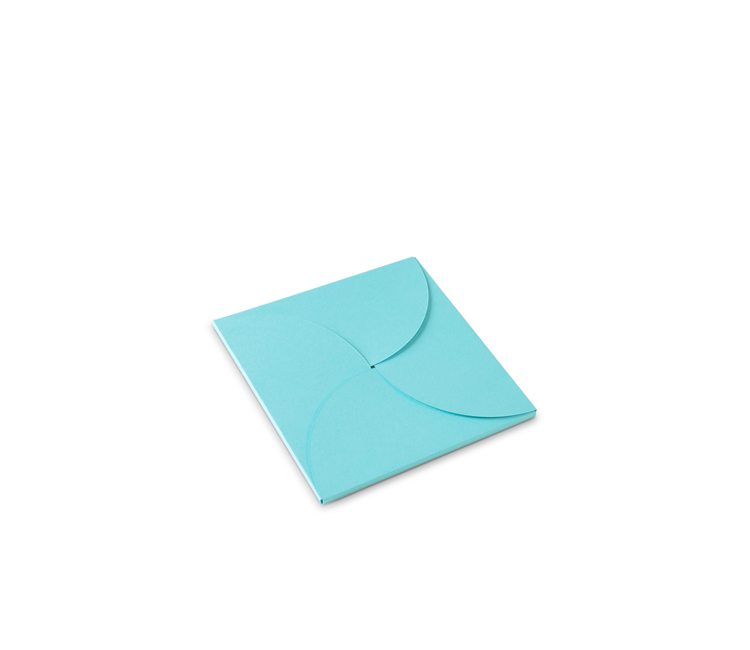 Flat gift box for square cards Flat gift box for square cards