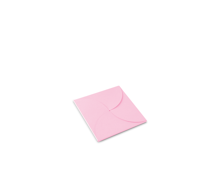 Flat gift box for square cards Flat gift box for square cards