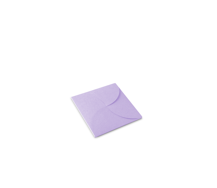 Flat gift box for square cards Flat gift box for square cards