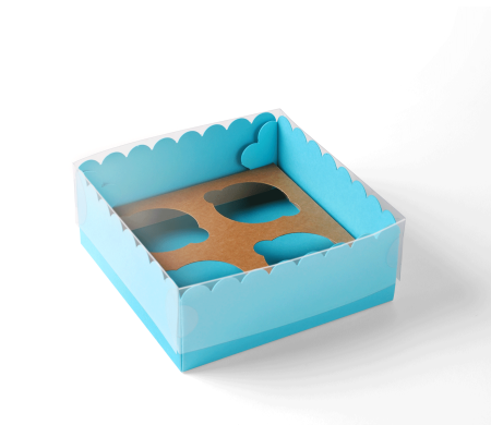 Box for 4 Cupcakes