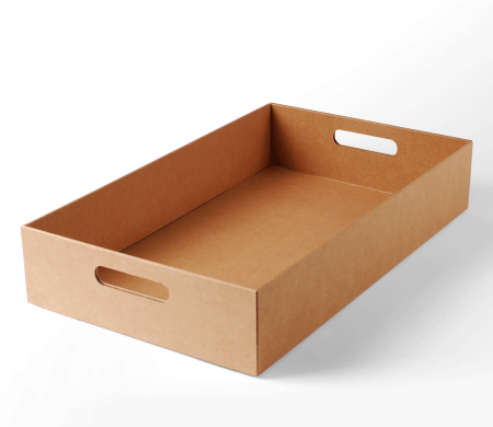 Cardboard Tray for Cupcakes, with Handle