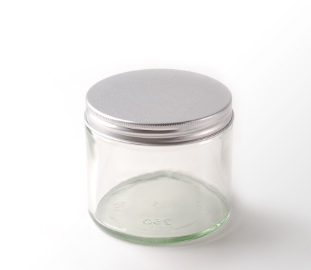 Glass Bottle for scented Creams or Candles