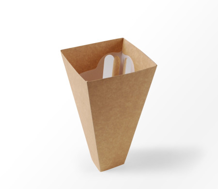 Box for flower bouquets, no minimum order
