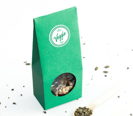 Box with window for food