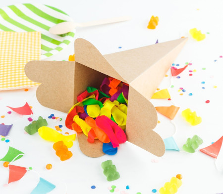 Cone-shaped Party Box