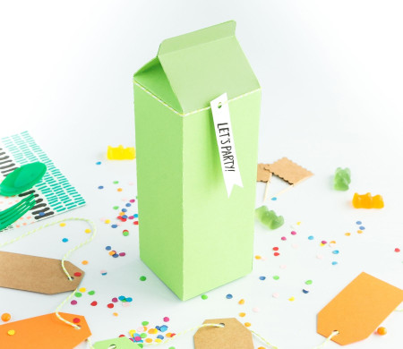 Milk carton - shaped gift boxes