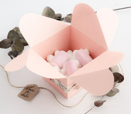 Box for Beauty Creams, Original and Shaped like a Flower