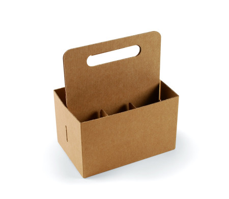 Beer box with a handle