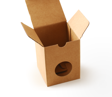Box for cups without handles