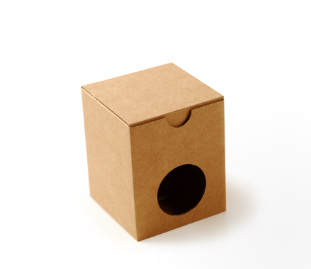 Box for cups without handles