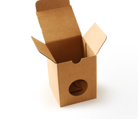 Box for cups without handles