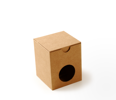 Box for cups without handles