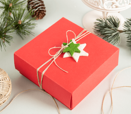 Square rigid box. The cheapest online